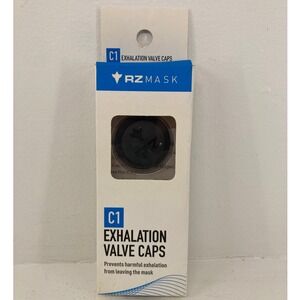 NEW 2020 RZ Mask C1 Exhalation Valve Caps Black Reusable Dust Debris Safety PPE